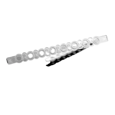 Nest PCR 8-Strip Tube Cap, Flat 8-Strip Caps, Sterile, 125Pk, 1250/Cs 406022