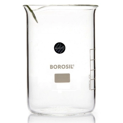 Foxx Life Sciences Borosil Tall-Form Glass Beakers with Spouts - 600mL - CS/20 1060025