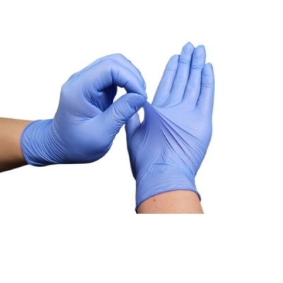Nest Nitrile Examination Gloves, Blue, 3 Mil, Powder Free, Large, 100/Pk, 1000/Cs 902031