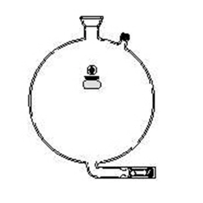 Ace Glass Flask, 10L, Rotary Evaporator, Receiver, For 20L Heidolph Units, 40/25 Center 6701-44