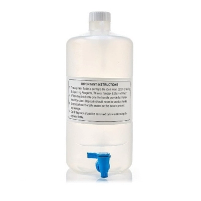 Foxx Life Sciences EZLabpure 10L Polypropylene (PP) Bottle with White Cap and Spigot 155-K897-FLS