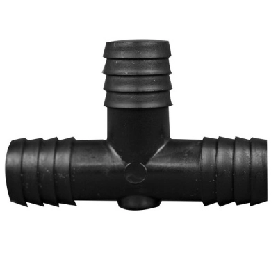 Foxx Life Sciences T Connector Fitting Pack, 3/4" x 3/4" to 3/4" Hose Barb, 100/pk 25P-2710-OEM