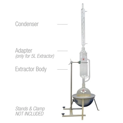 Ace Glass Extractor Body, 1500ml, 46In Soxhlet Apparatus, 103/60 Top 45 ...