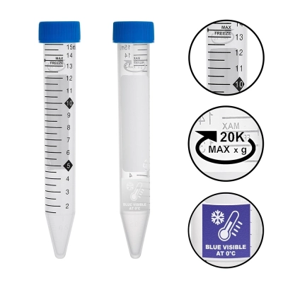 Mtc Bio 15mL ProSeries Tubes Sterile Racks 500/cs C2800