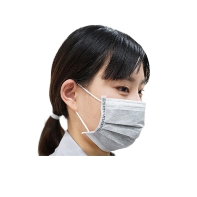 Nest Three-Layer Pp Non-Woven Lab Protection Mask, 50/Pk, 500/Cs 922001
