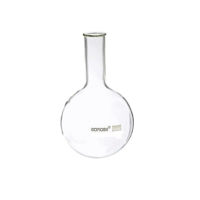 Foxx Life Sciences Borosil Flasks, Boiling, Round Bottom, Ground Neck, 500mL, 29/32, CS/10 4380D24