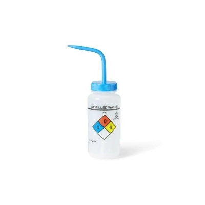 United Scientific UniSafe Distilled Water Vented Wash Bottle, Pack of 6 UN370054