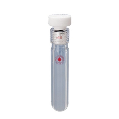 Ace Glass Tube, Pressure, 9ml, 150Psi, 19mmod, 10.2cm Long, Complete With #7 Front-Seal Plug 8648-17