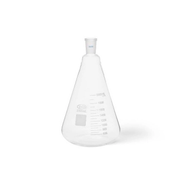 United Scientific 2000 ml Erlenmeyer Flasks, With Joint Pack of 12 UNJTERFL2000