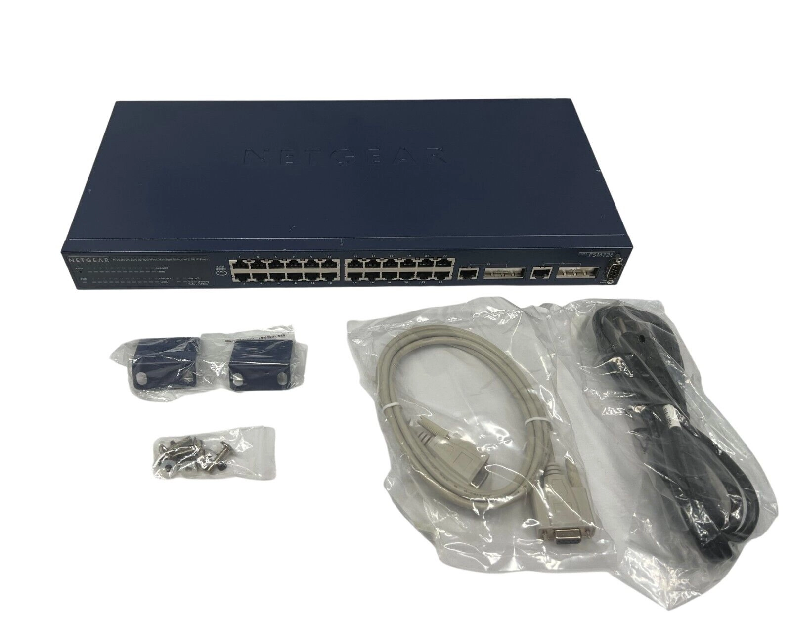 NETGEAR Ethernet Prosafe 24 Porta 10/100 Mbps Mana