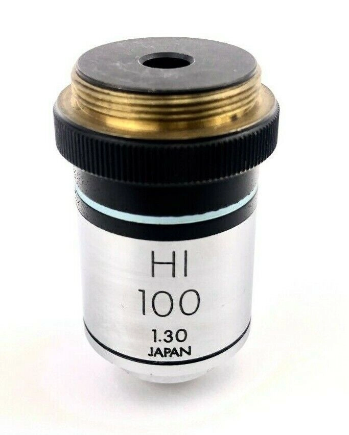 Olympus Microscopio Objective Hi 100x, 1.30 Japón,
