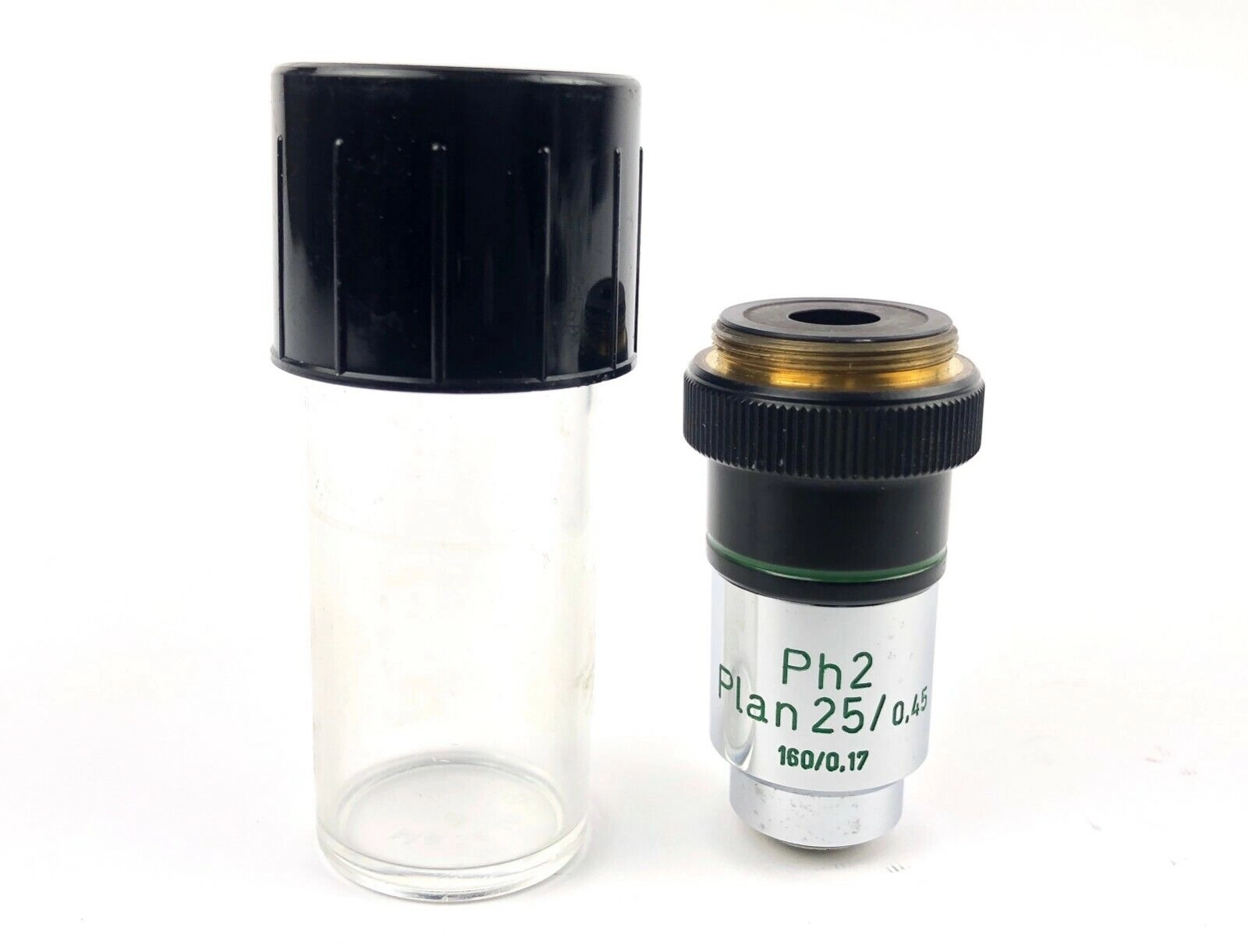 Carl Zeiss Microscope Objective Ph2 Plan 25x , 0.4