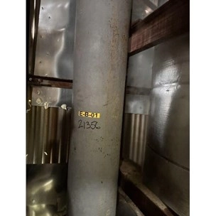 160 Sq Ft Ohmstede Inc. Stainless Steel Shell &amp; Tube Heat Exchanger