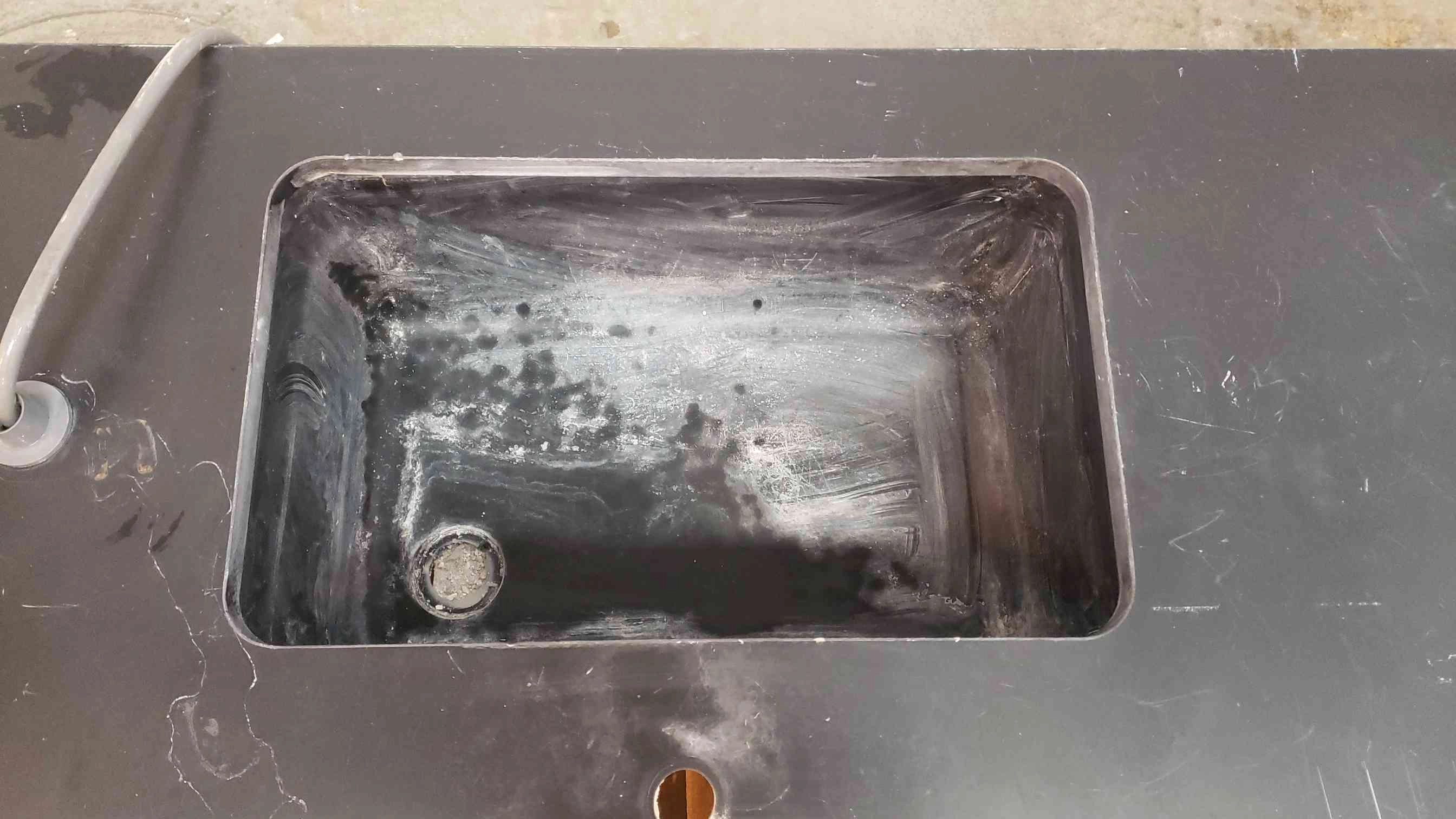 Black Epoxy 7' Sink W/ Countertop (SKU: 1602AA)(1602AA)