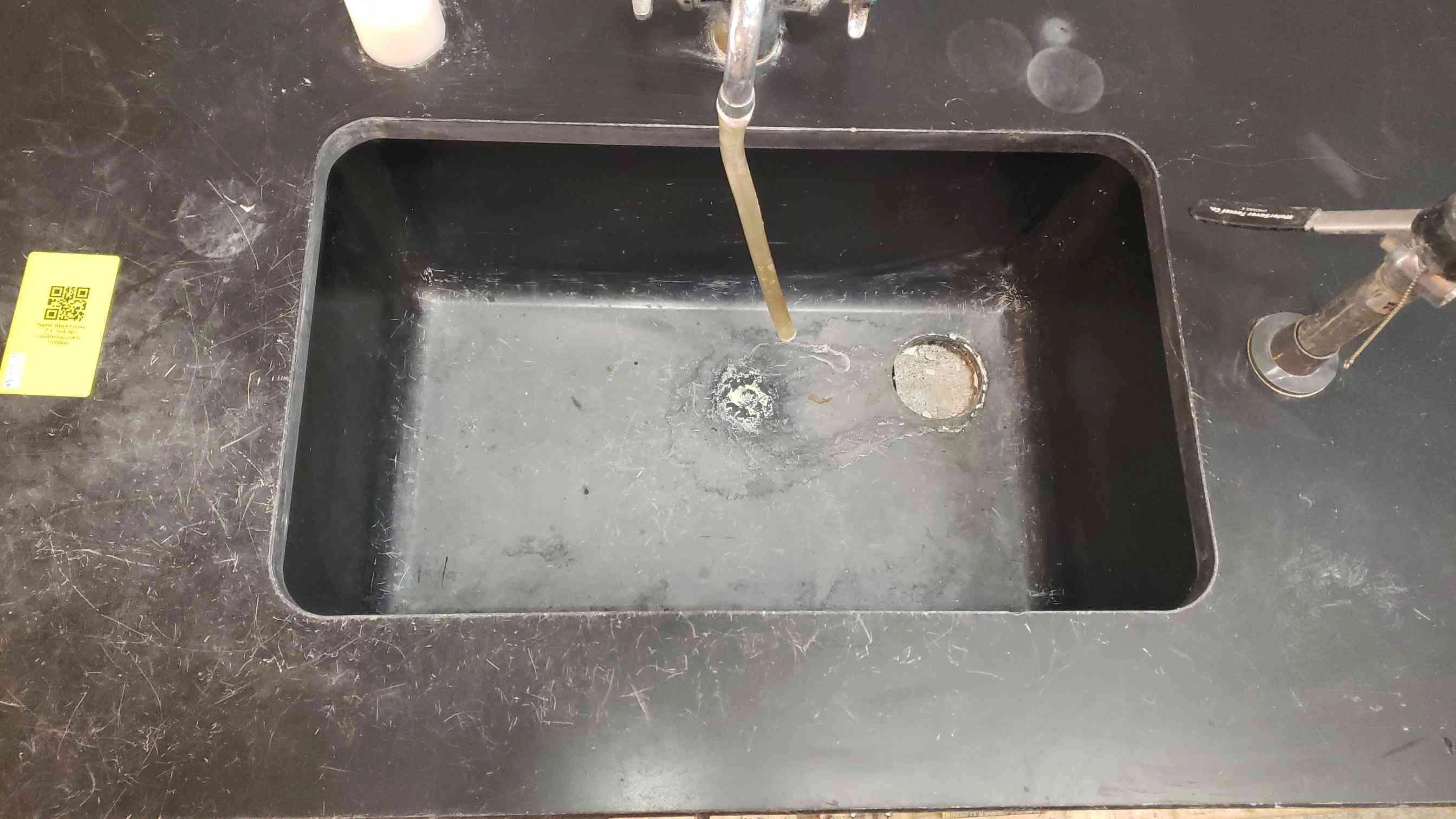 Black Epoxy 7'3" Sink W/ Countertop (SKU: 1599AA)(1599AA)