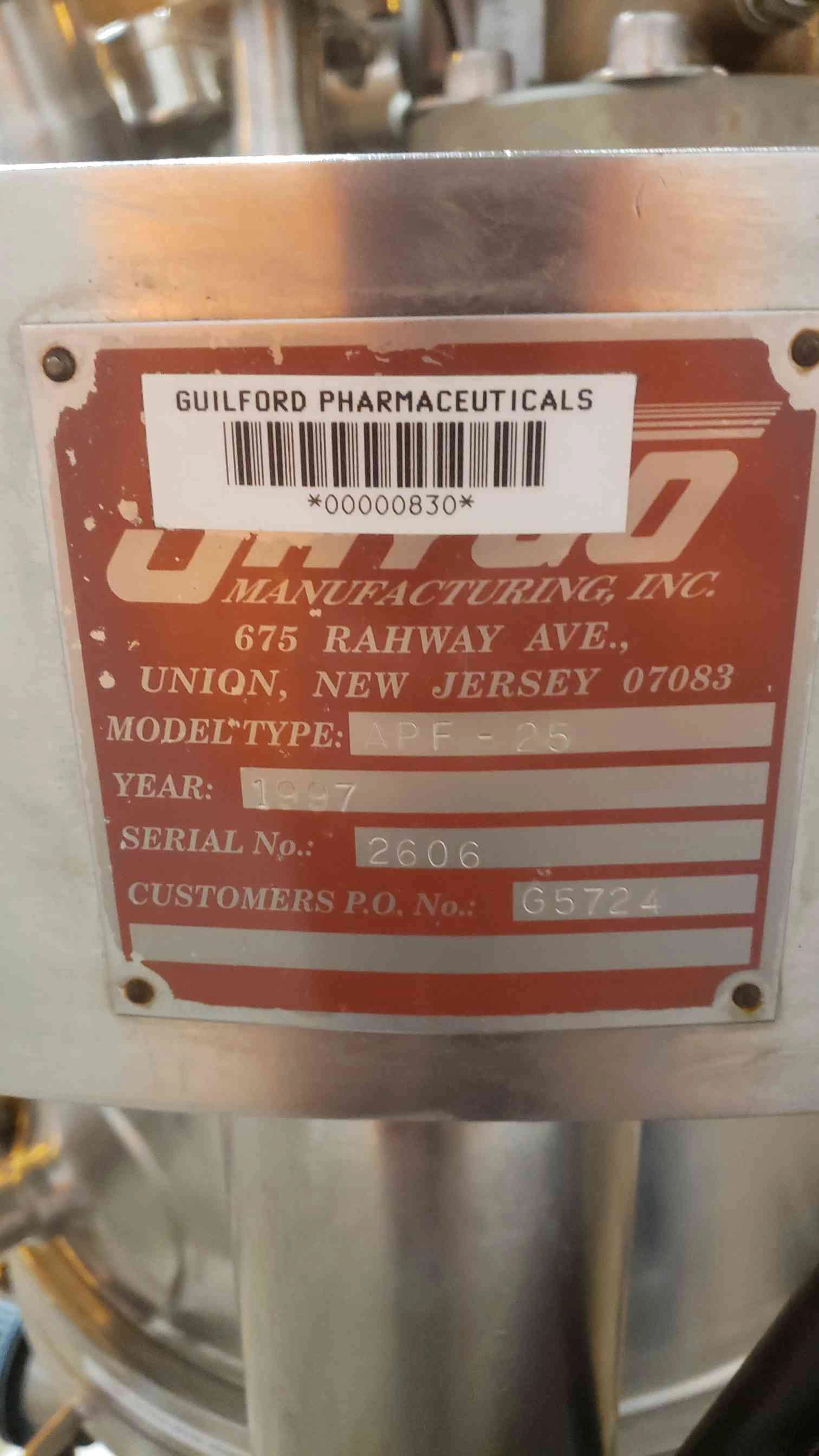 Jayco APF Agitator APF-25 Stainless Steel Agitated Filtration &amp; Drying (SKU: 3067AA)