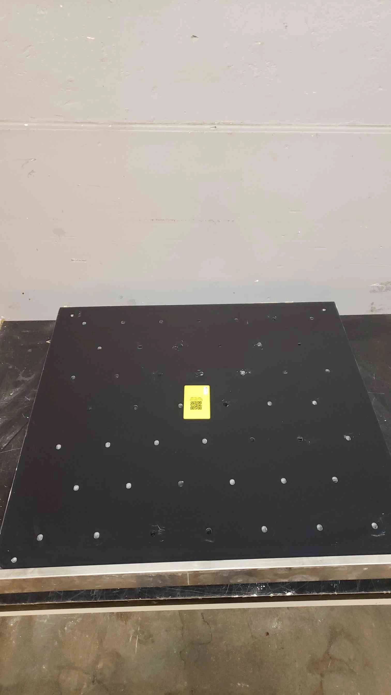 Black Epoxy Lab Peg Board 30x30 with Drain (SKU: 2061AA)(2061AA)