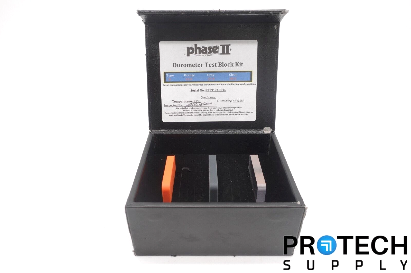 Phase II PHT975-20 3pc Durometer Shore "D" Test Bl