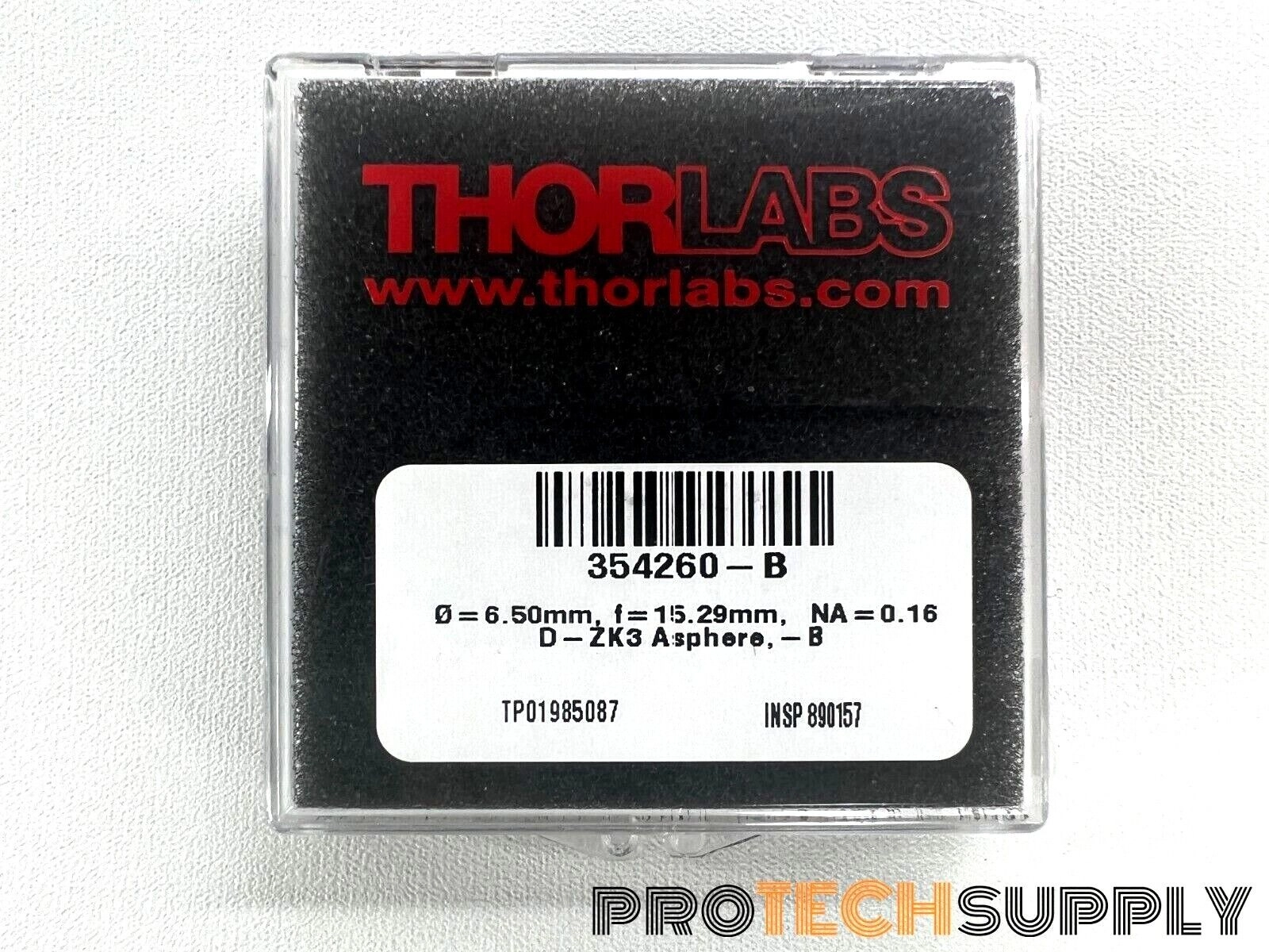 NEW (Sealed) Thorlabs 354260-B Unmounted Aspheric 