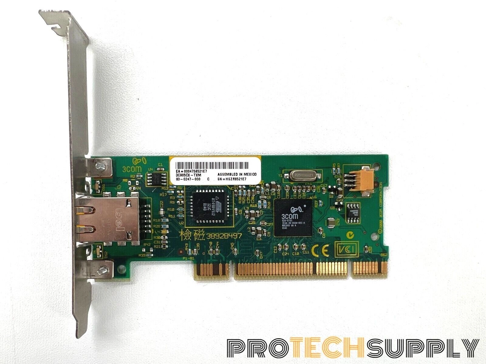 3com 3C905CX-TXM 10/100Mbps PCI Network Card with 