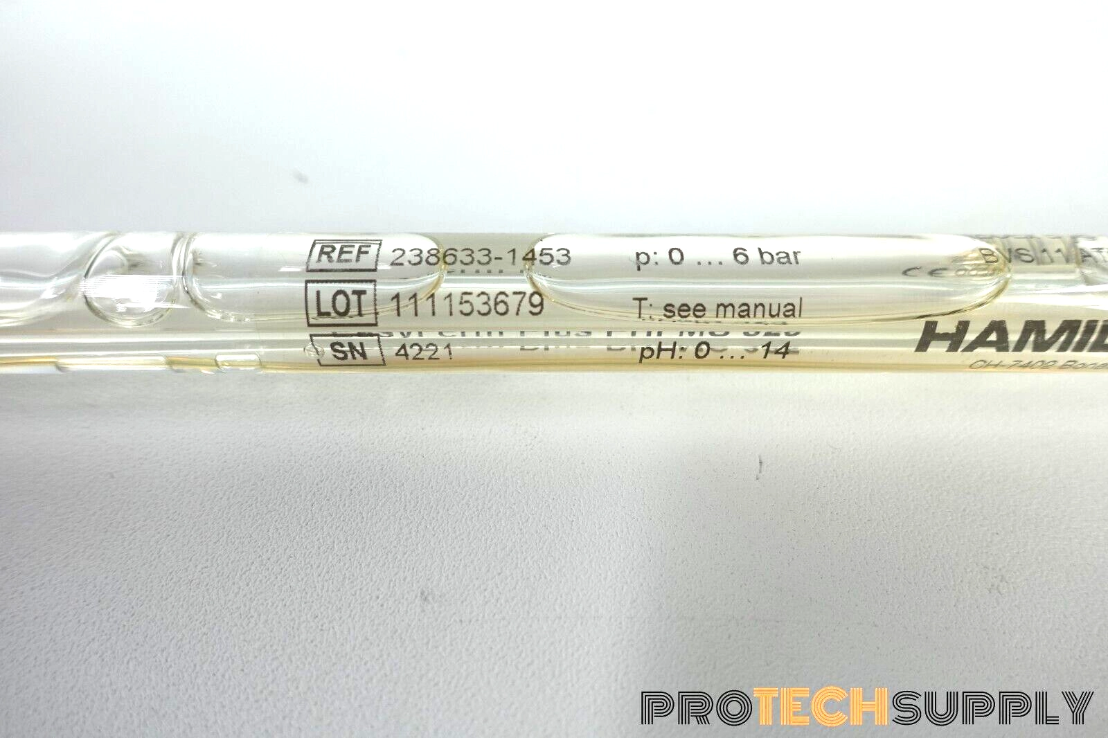 Hamilton 238633-1453 EasyFerm Plus PHI MS 325 pH S | LabX.com Hamilton 238633-1453 EasyFerm Plus PHI MS 325 pH S | LabX.com