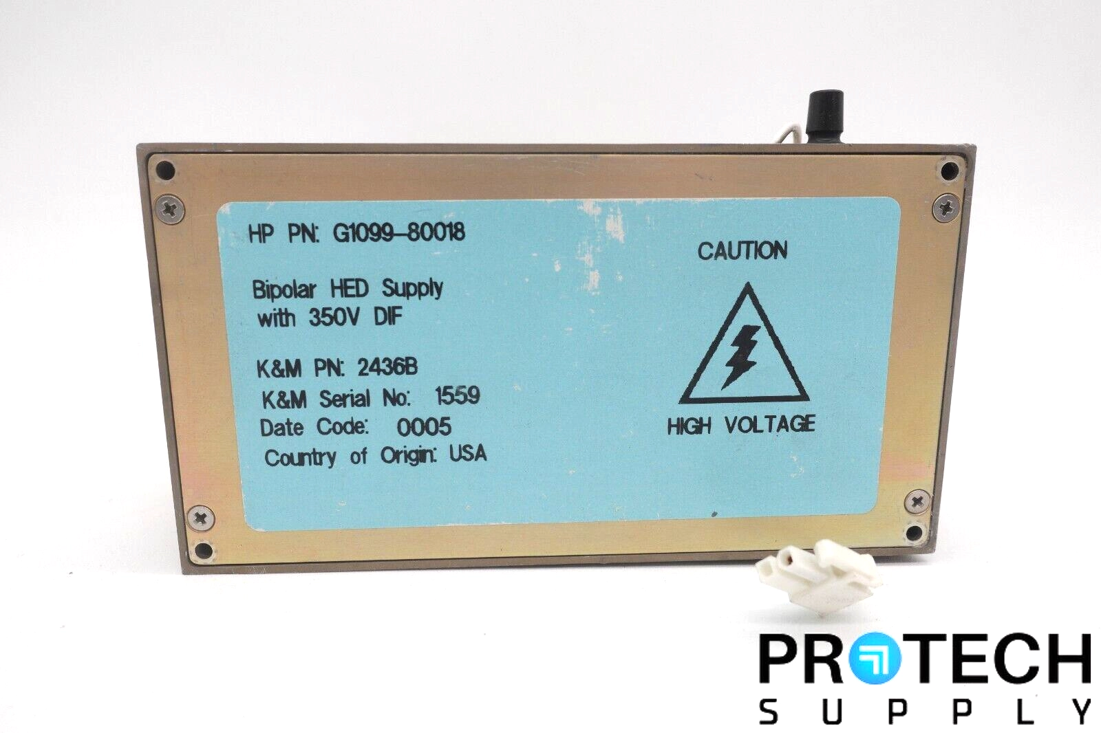 HP / Agilent G1099-80018 BI-POLAR HED Supply with 