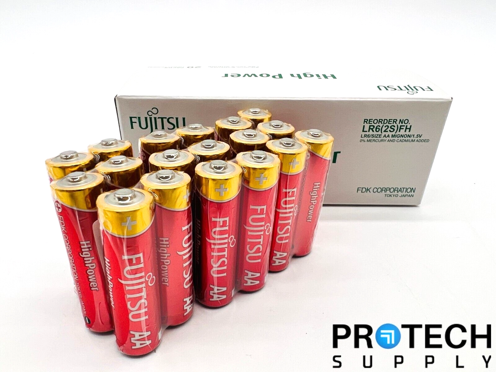 Fujitsu AA Battery High Power LR6(2S)FH Alkaline 1