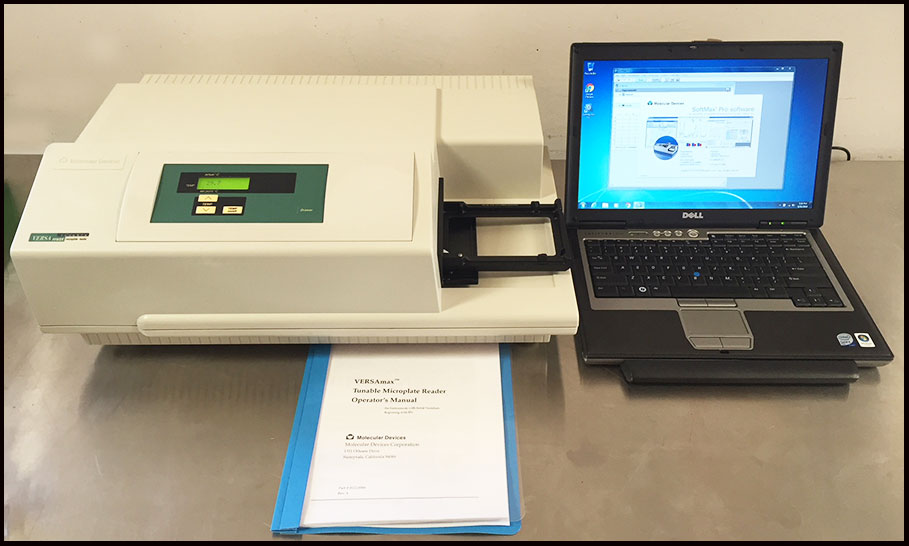 Molecular Devices Versamax Microplate Reader Spectrophotometer w WARRANTY