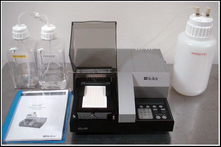 Bio-Tek Elx50 Microplate Washer with Bottom Filter Washing w WARRANTY