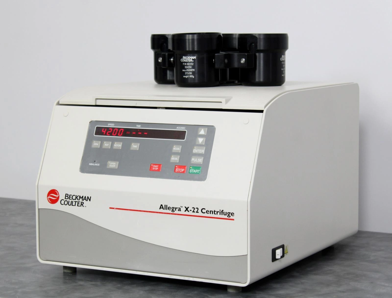 Beckman Coulter Allegra X-22 Centrifuge With Swing Bucket Rotor