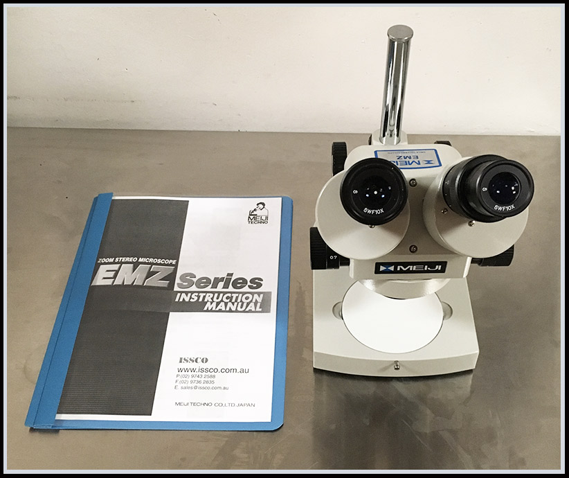 Meiji EMZ Stereo Microscope 10X Objectives w WARRANTY