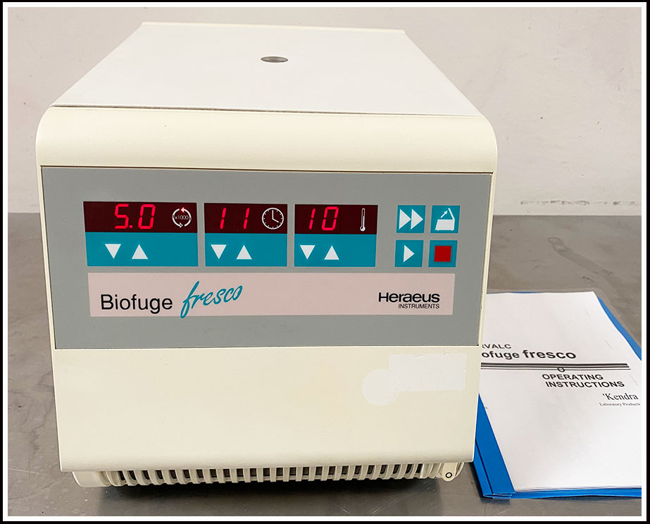 Heraeus Sorvall Refrigerated MicroCentrifuge Biofuge Fresco w WARRANTY