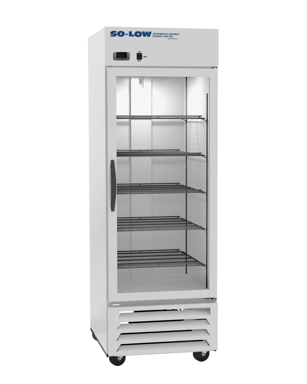 So-Low DH4-23GD Lab Pharmacy Refrigerator with Glass Door 23 cu. ft. 115V