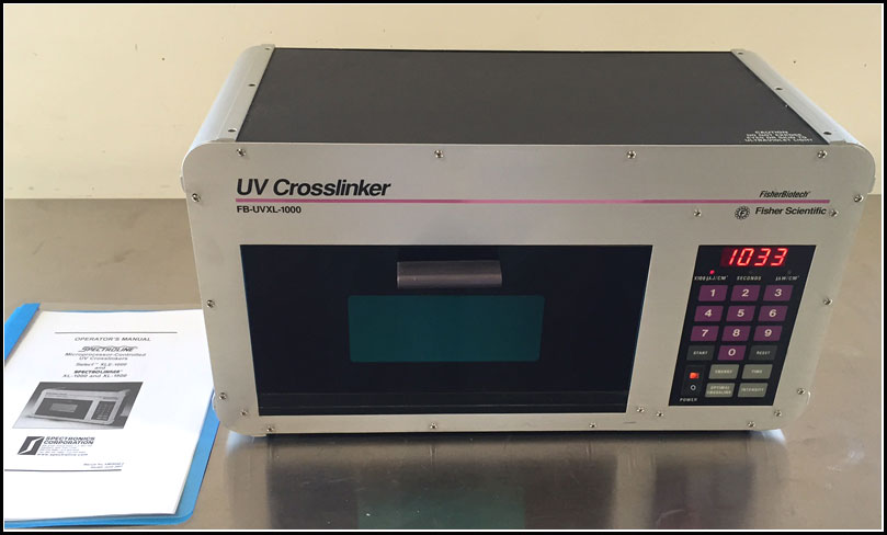 Fisher Spectronics Spectrolinker XL-1000 UV CrossLinker w WARRANTY