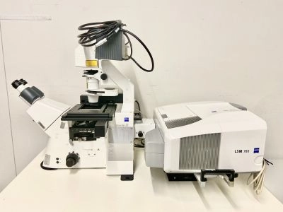Zeiss LSM 780 Laser Scanning Confocal System w/ Zeiss Observer Z1 Inverted Phase Contrast Fluorescence Microscope