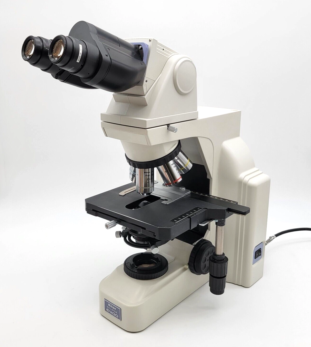 Nikon Microscope Eclipse E400 with LED Upgrade &amp; Apo Objectives Pathology / Mohs
