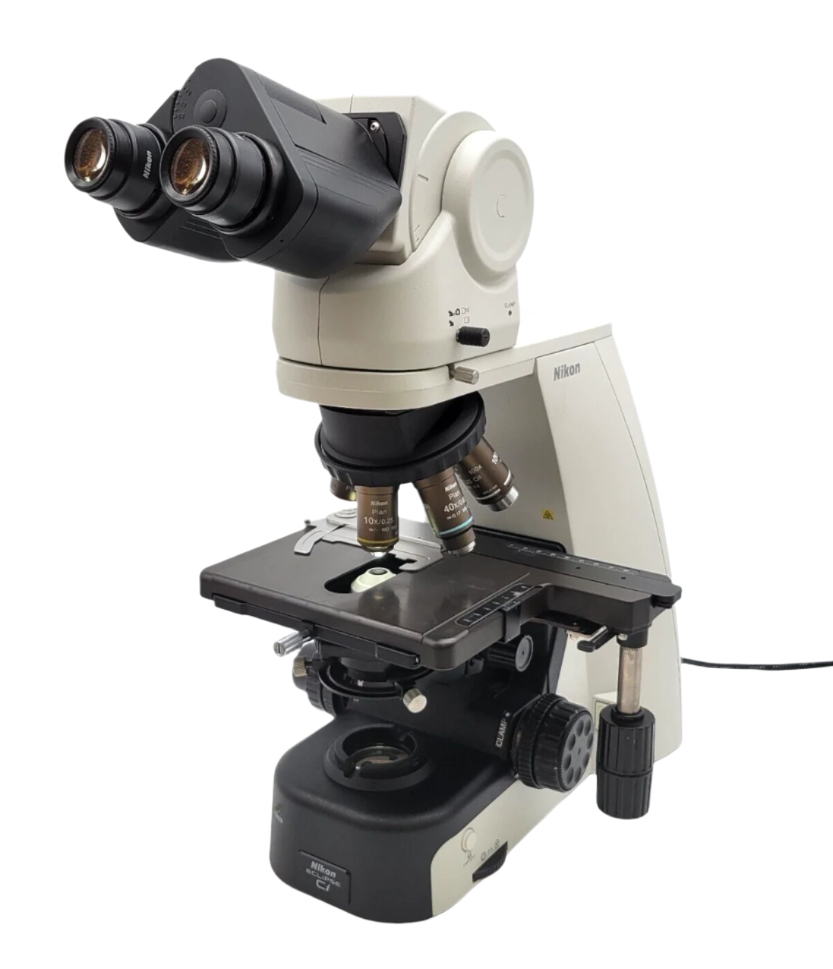 Nikon Microscope Eclipse Ci-L LED with 100x Objective and Tilting Binocular Head
