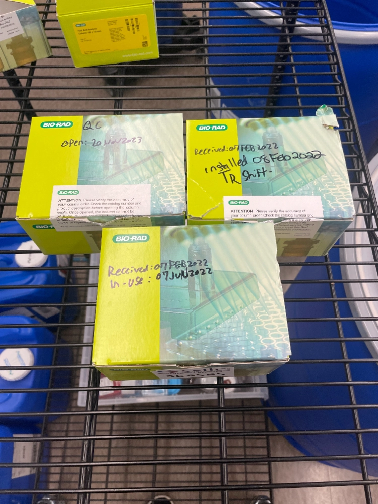 Bio-Rad HPLC Columns - Quantity 3