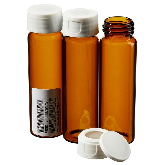 Amber Clean Snap Vials with 0.125in. Septa