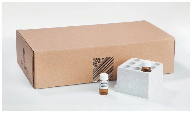 Premium Pack Amber Glass Vials with Closed-Top Cap, 20mL