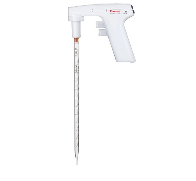 Thermo Scientific S1 Pipet Filler and Nunc Serological Pipettes, white, 10 mL