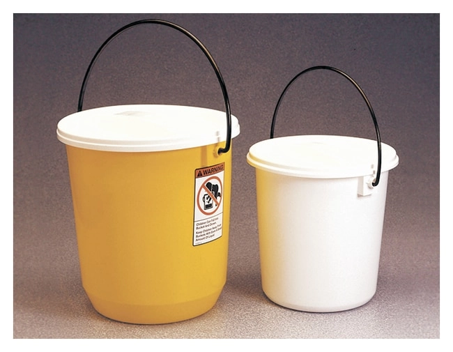 Nalgene LDPE Buckets with Lids