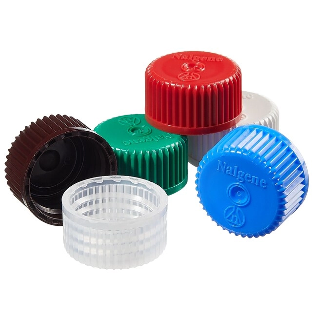 Nalgene Colored Polypropylene Closures with 24-415 Finish