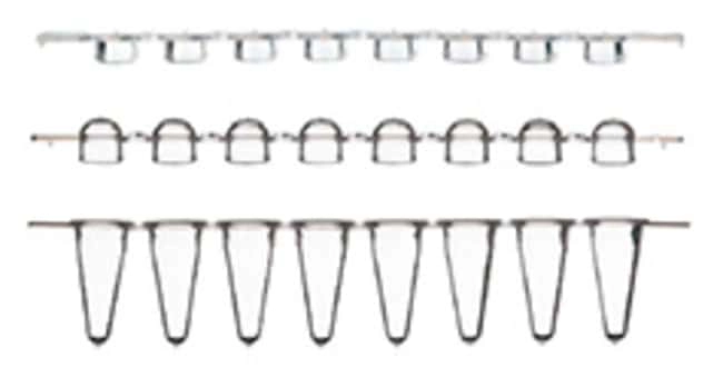 Low Profile Tubes and Ultra Clear Caps, strips of 8