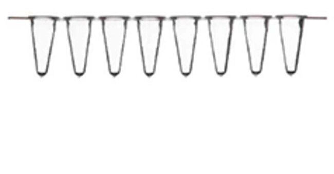 Low Profile Tubes, strips of 8, white