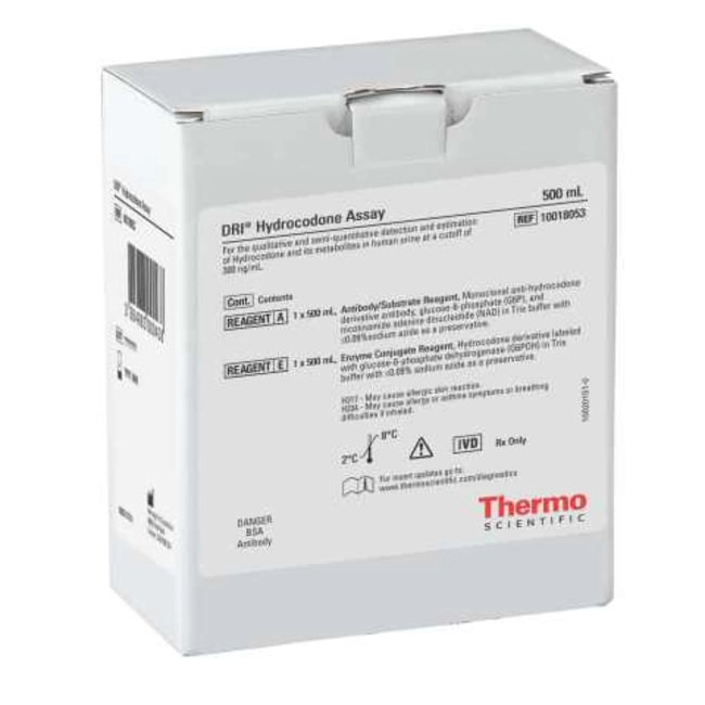 DRI Hydrocodone Drugs of Abuse Control Set