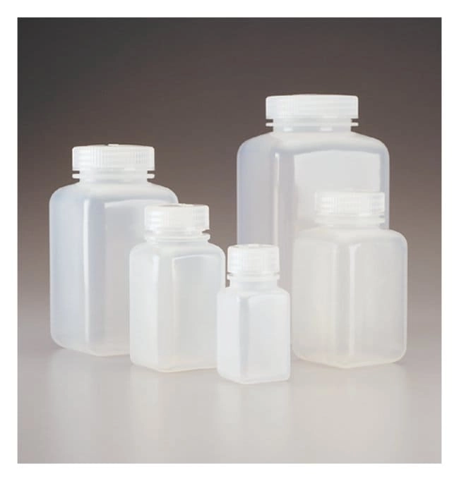 Nalgene Square Wide-Mouth PPCO Bottles with Closure