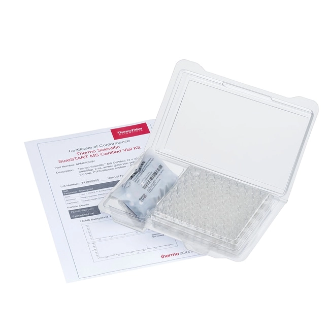 SureSTART HPLC and GC Certified Screw Vial and Cap Kits for <2 mL Samples, Level 3 High Performance Applications