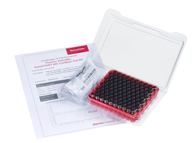 SureSTART MSCERT+ Screw Vial and Cap Kits, Level 3 High Performance Applications