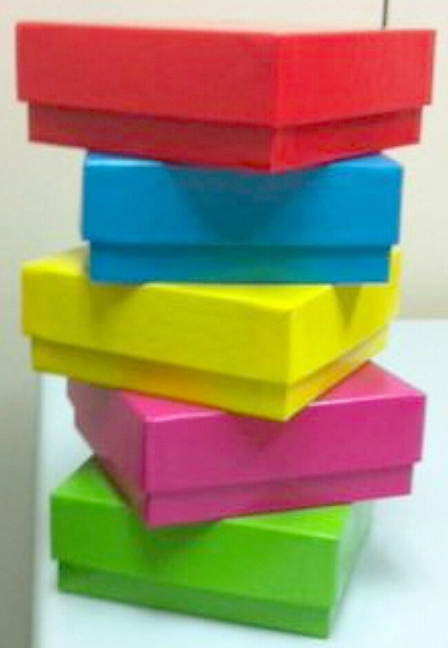 Fiberboard Storage Boxes (Colored)